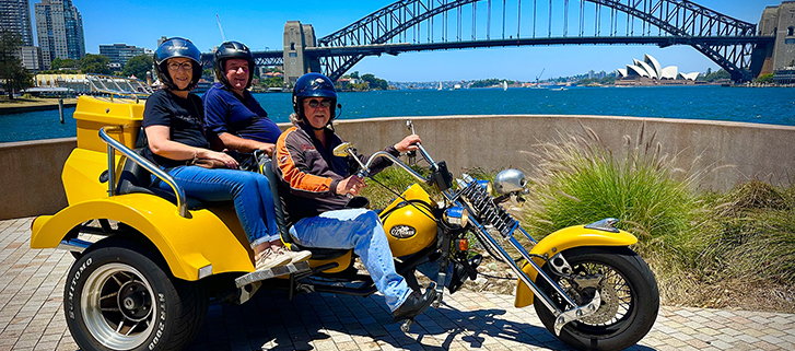 The Harbour Bridge trike ride showed our passengers the icons of Sydney.