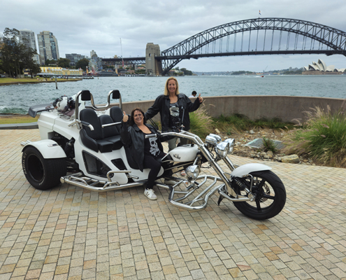 The Spanish tourists trike tour showed them so many icons of Sydney.