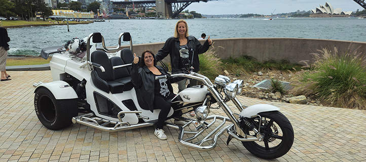 The Spanish tourists trike tour showed them so many icons of Sydney.