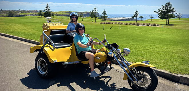 The east coast trike tour of Sydney was interesting, fun and scenic.