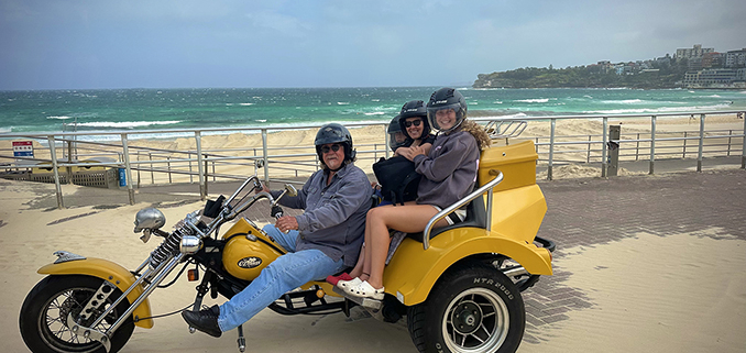 The family Sydney trike ride was a 2 hour fun and memorable experience.