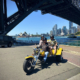 The tourists Sydney trike tour showed them many famous sights in a short time frame.