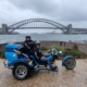 The trike tour in Sydney showed our interstate passengers the icons, even in the rain!