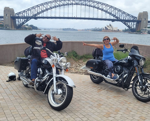 The Harley tour in Sydney showed our passengers so many interesting and beautiful places. While having fun as well!