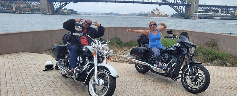 The Harley tour in Sydney showed our passengers so many interesting and beautiful places. While having fun as well!