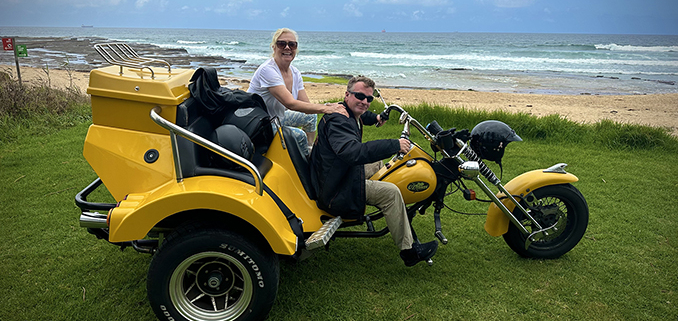 Sydney's Southern Spectacular trike tour showed our passengers beautiful scenery.