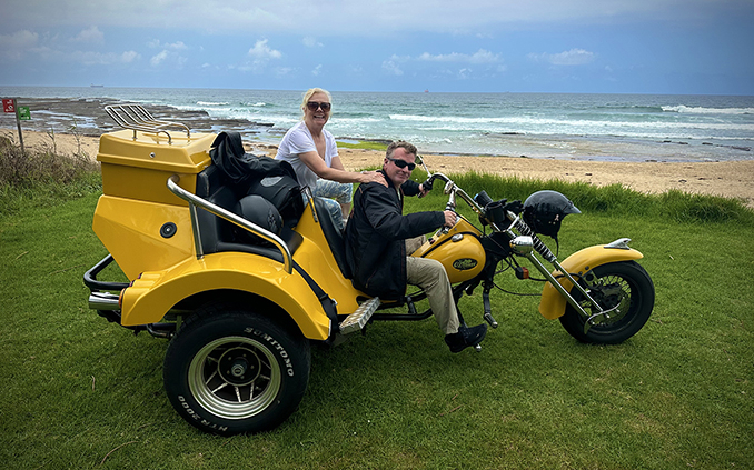 Sydney's Southern Spectacular trike tour showed our passengers beautiful scenery.