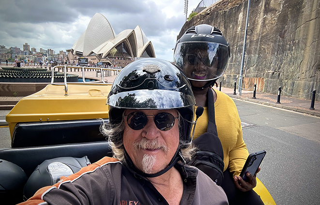 The solo Sydney trike tour was fun - even beter than expected.